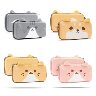 GeekShare Cat Dog Ears Hardshell Carry Case For Nintendo Switch/OLED Storage Bag • $29.99