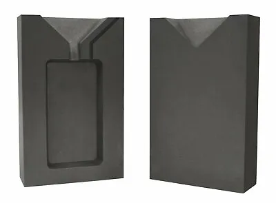 5 Troy Ounce Silver Rectangular Two Part Split Graphite Ingot Mold • $117.84