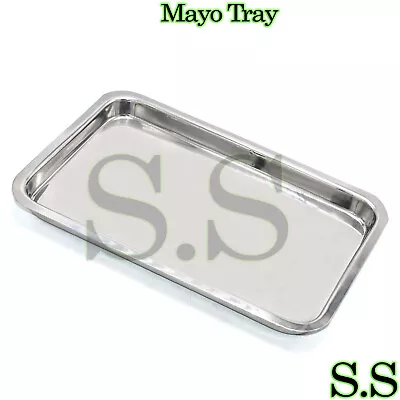 Mayo Instrument Tray 10.75'' X 6.75'' X1'' Surgical Dental Veterinery Instrument • $14.80