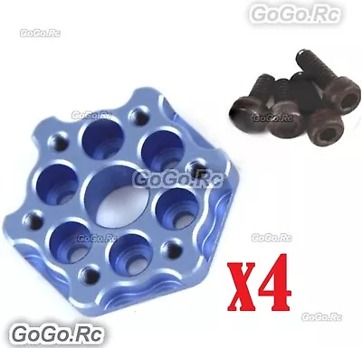 4 Pcs Tarot 1806 Aluminum 7 Degree Motor Mount Holder Racing Drone Blue TL300H3 • $2.96