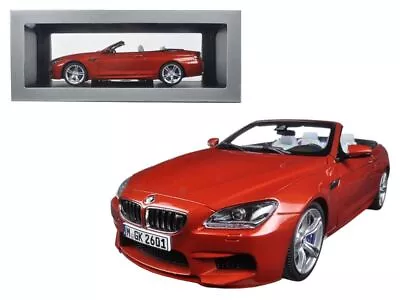 BMW M6 F12M Convertible Sakhir Orange 1/18 Diecast Model Car By Paragon • $174.39