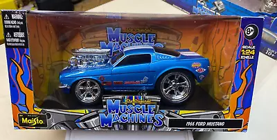 Maisto Muscle Machines 1966 Ford Mustang  1:24 Scale : Big Ed’s Heads • $32