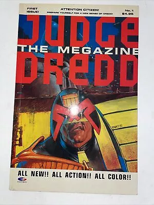 Judge Dredd The Megazine #1 (1991 Fleetway)  High Grade • $2.99