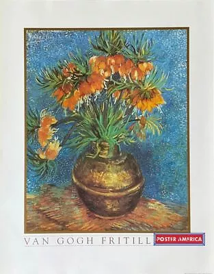 Vincent Van Gogh Fritillaires Vintage Art Print 22 X 28 • $17.60