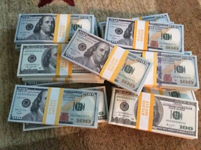 $150 • Buy US Prop Replica Fake Movie Prop Currency Money (17 Stacks Of 10,000)