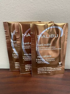 Malibu C Hard Water Weekly Demineralizer Treatments 3 Pack~fresh • $14.65