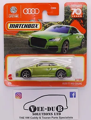 Matchbox Audi TT RS Couple Green NEW 2023 HLD10 2/100 Mattel • £4.49