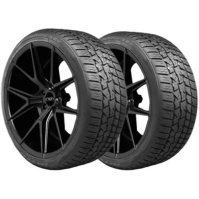 (QTY 2) 255/35R19 Nitto Motivo 365 96W XL Black Wall Tires • $383.98