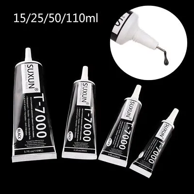 Quick Fix Black Liquid Practical Epoxy Resin T-7000 Glue Adhesives Repair Tools • $6.79