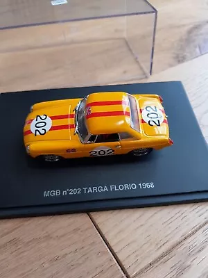 MGB Hardtop 11th In Class 1968 TARGA FLORIO #202 1:43 UNIVERSAL Diecast Rare • $56.83