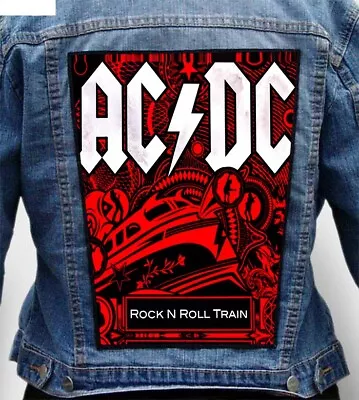 AC/DC - Back Patch Vest High Quality Photo Detail Durable BackPatch • £15.98