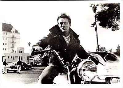 Postcard James Dean Googies Motorcycle Phil Stein Photographer C64 • $4.99