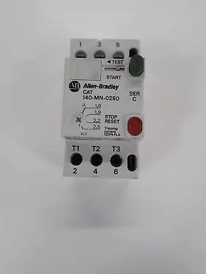 Allen Bradley 140-MN-0250 Ser C  Manual Motor Starter 1.6-2.5 A 3 Pole • $25