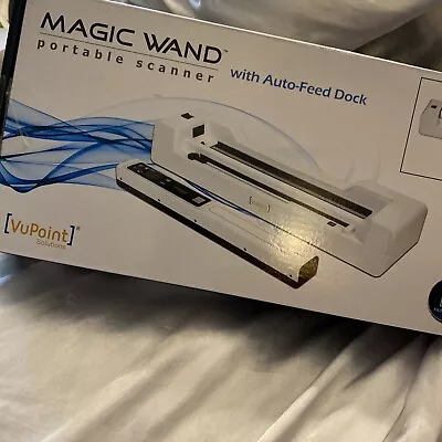 VuPoint Magic Wand Portable Scanner With Auto-Feed Dock (White) PDS-ST450-VP New • $30.36