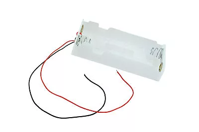 £5 • Buy Battery Holders, Pack Of 5 Open Holders, Takes 4 C Type 240mm Flying Leads E3301
