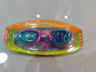 Zoggs Swimming Goggles - Super Seal Junior-Girls - Pink-Used  • £11.99