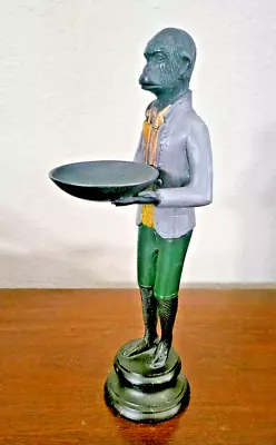 Vintage  Bronze Art Deco Butler Monkey Statue • $76.50