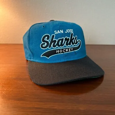 Vintage Starter San Jose Sharks Wool SnapBack. Tailsweep Vintage Starter Hat. • $45