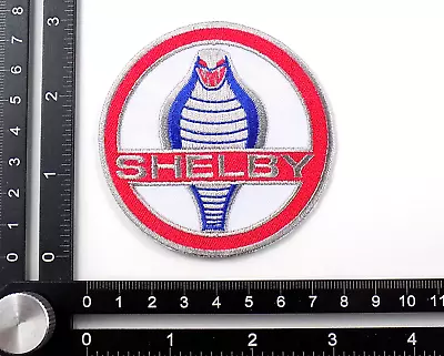 Shelby Cobra Embroidered Patch Iron/sew On ~2-7/8  Roadster Csx 2000 Mustang Gt • $6.99