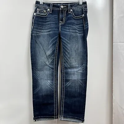 Miss Me Women's Jeans Mid Rise Crop NWOT Size 26 • $35