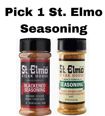 Pick 1 St. Elmo Seasoning: Blackened Or Original Seasoning St Elmo • $8