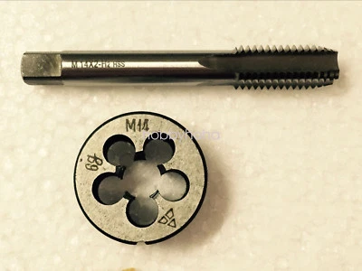 £11.52 • Buy 1pc HSS Machine M14 X 2mm Plug Tap And 1pc M14 X 2.0mm Die Threading Tool