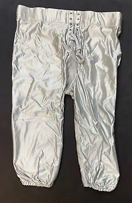 Majestic 7830 Silver Grey Shiny Football Pants Adult • $7.95