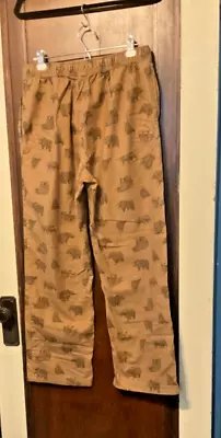 Eddie Bauer Favorite Flannel Sleep Pants  Bear Design SZ Medium • $29.95