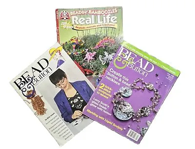 2 Bead And Button Magazines Issues 24 4 - 90s 1998 & 1994 + Beadin Bamboozles • $11.96