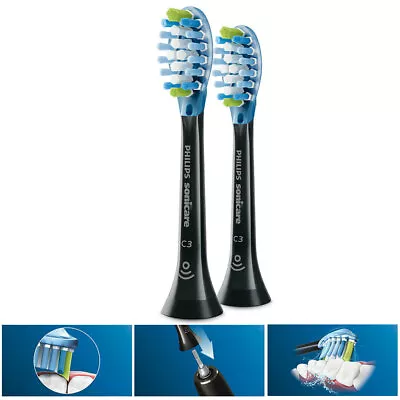 2PK Philips Sonicare Plaque C3 Replacement Brush Heads For Electric Toothbrush B • $56