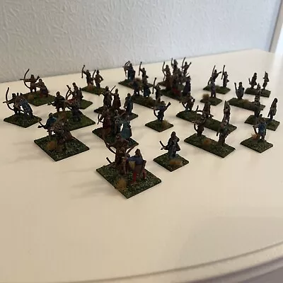 52 Medieval Archers 1/72 Scale Plastic. Painted And Based • £19.95