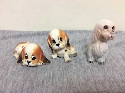 Vintage Napcoware Ceramic Basset Hound Puppy Dog • $14.99