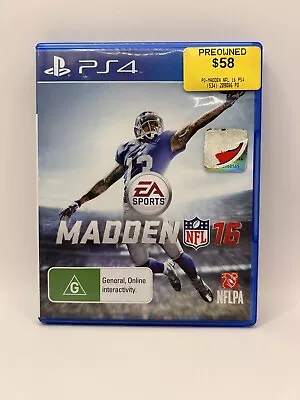 Madden NFL 16 - PS4 / Playstation 4 Game - Complete • $8.99