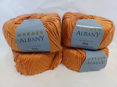 4 Jaeger Yarn Albany Collection 100% Mercerised Cotton Shade 268 Dyelot 45 • $24