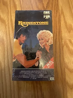 Rhinestone VHS Tape Vintage Dolly Parton Sylvester Stallone 80s Country NEW • $95
