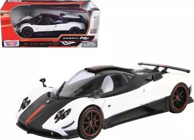 Pagani Zonda 5 Cinque White And Black 1/18 Diecast Model Car By Motormax • $63.95