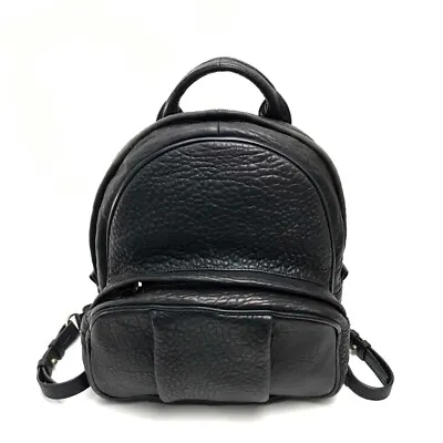 ALEXANDER WANG 204113 Dumbo Backpack-Bag Leather Black • $566.50