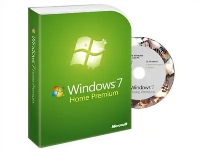 Microsoft Windows 7 Home Premium Sp1 64 Bit OEM Full Box • $49.99