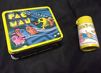 Vintage 1980 Pac Man Metal Lunchbox Collectible   • $35