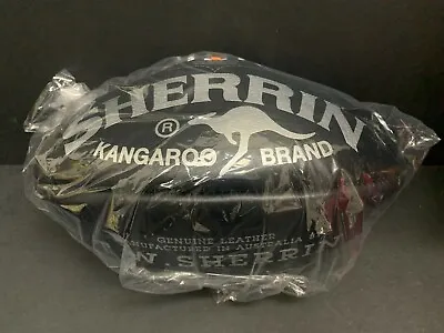 Afl Sherrin Kb Kangaroo Brand Black Australian Made Leather Game Ball Football • $199.95