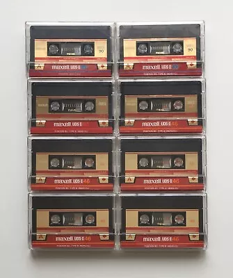 8 X Maxell UDS-II High Bias Vintage Cassette Tapes (Lot #01) • $18.40