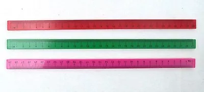 Ruler Magnetic Whiteboard Ruler Display Notice Board Magnetic Ruler • £2.99