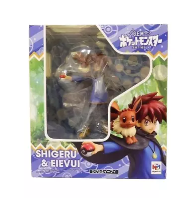 Pokemon G.E.M. Series Gary And Eevee Figure MegaHouse Shigeru Eievui • $232.99