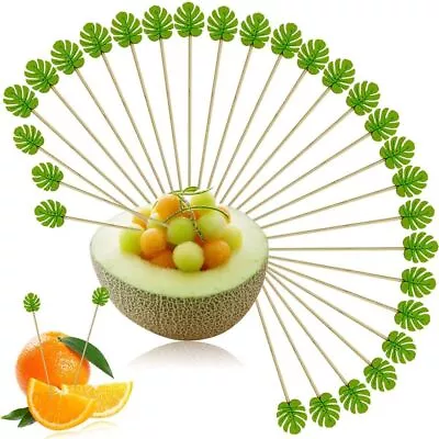 Decorative Tropical Cocktail Skewer Toothpick Fancy Sticks Appetizers Picks • £5.63