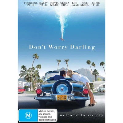 Don't Worry Darling DVD | Florence Pugh Harry Styles Olivia Wilde | Region 4 • £13.68
