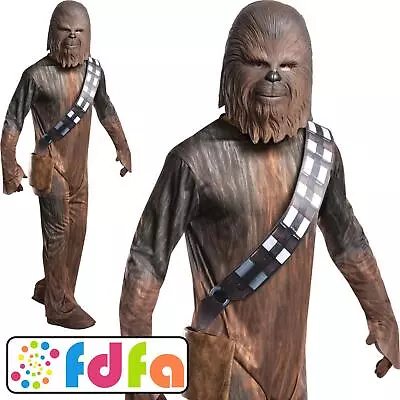 Rubies Official Disney Star Wars Classic Chewbacca Mens Fancy Dress Costume New • £36.59
