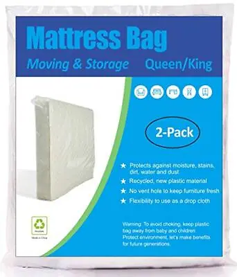 Mattress Bag For Moving And Storage 6 Mil Heavy Duty Queen And King Size 1 • $17.53