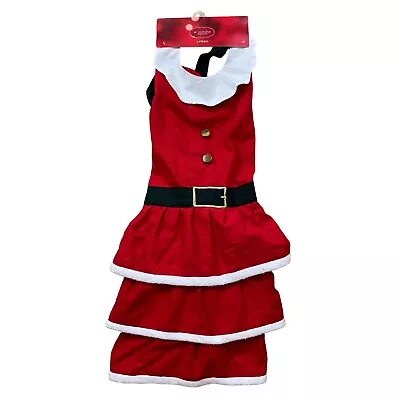 St. Nicholas Square Kohls Mrs. Santa Clause Cooking Apron NWT Red Christmas • $24