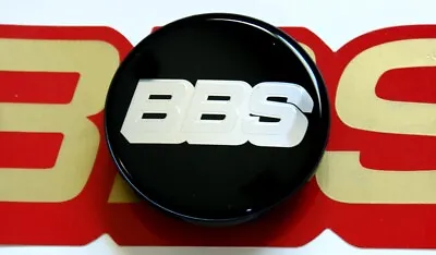 1 BBS BLACK SILVER 70mm 5 TAB CENTER CAP EMBLEM # 10.02.3603 {old # 09.24.494 } • $31.45