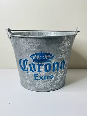 Corona Extra Beer Ice Bucket 5Qt Galvanized 7 1/4  Tall • $19.95